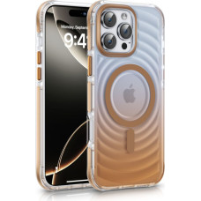 Evelatus Aizmugurējais vāciņš Evelatus Apple iPhone 16 Pro EchoWave Clear MagSafe Gold