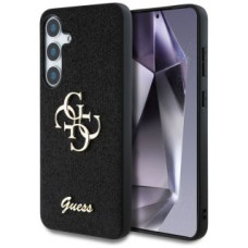Guess Aizmugurējais vāciņš Guess  Etui Guess Fixed Glitter Big 4G Metal     Logo do Samsung Galaxy S25 czarny