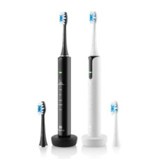 ETA Zobu birste ETA  Set of Electric Toothbrushes | 270990000 Sonetic | Rechargeable | For adults | Number of brush heads included 4 | Number of teeth brushing modes 5 | Black/White