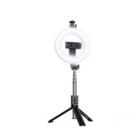 Ilike Selfie nūja iLike  Selfie Stick - bluetooth remote control, tripod and ring lamp - P40D-2 Black