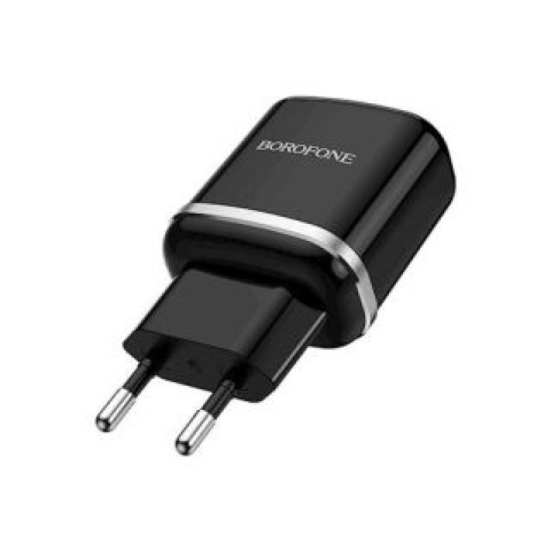 Borofone Adapteris Borofone - Wall Charger 1USB QC 3.0 Black
