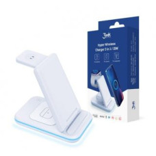 3MK Dokstacija 3MK  Accessories Hyper Wireless Charger 3w1 15W White