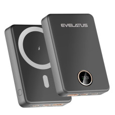 Evelatus Ārējais akumulators Evelatus  Wireless Power Bank 22.5W 10000 mAh Type-C Black