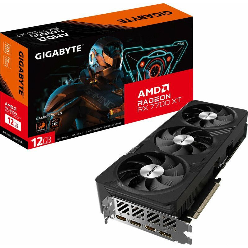 Gigabyte Grafiskās karte / Video kartes Gigabyte  VGA PCIE16 RX7700XT 12GB GDDR6/R77XTGAMING OC-12GD