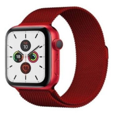 Ilike Siksniņa iLike Apple Magnetic Strap Watch 7 7/8 41mm Magnetic Band Bracelet Bracelet Red