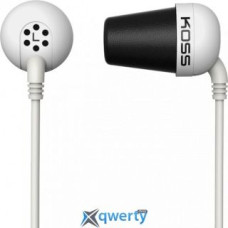 Koss Bezvadu austiņas Koss  Plug Wired, In-ear, Noise canceling, White