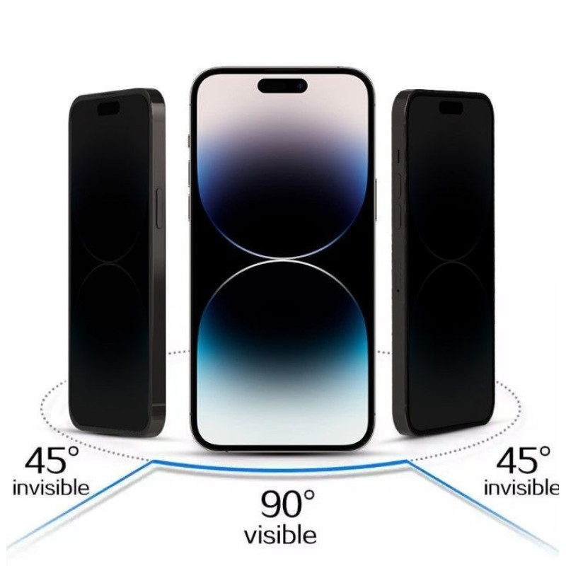Ilike Aizsargstikls iLike Samsung GALAXY S24 / S25 Tempered Privacy Glass Black