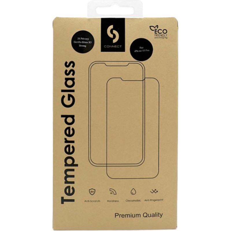 Connect Aizsargstikls Connect Xiaomi Redmi Note 14 0.33 Flat Clear Glass Japan Glue Anti-Static