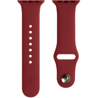Evelatus Siksniņa Evelatus  Apple Watch 42/44/45mm Silicone Loop Watch Straps (140mm M/L) Plum