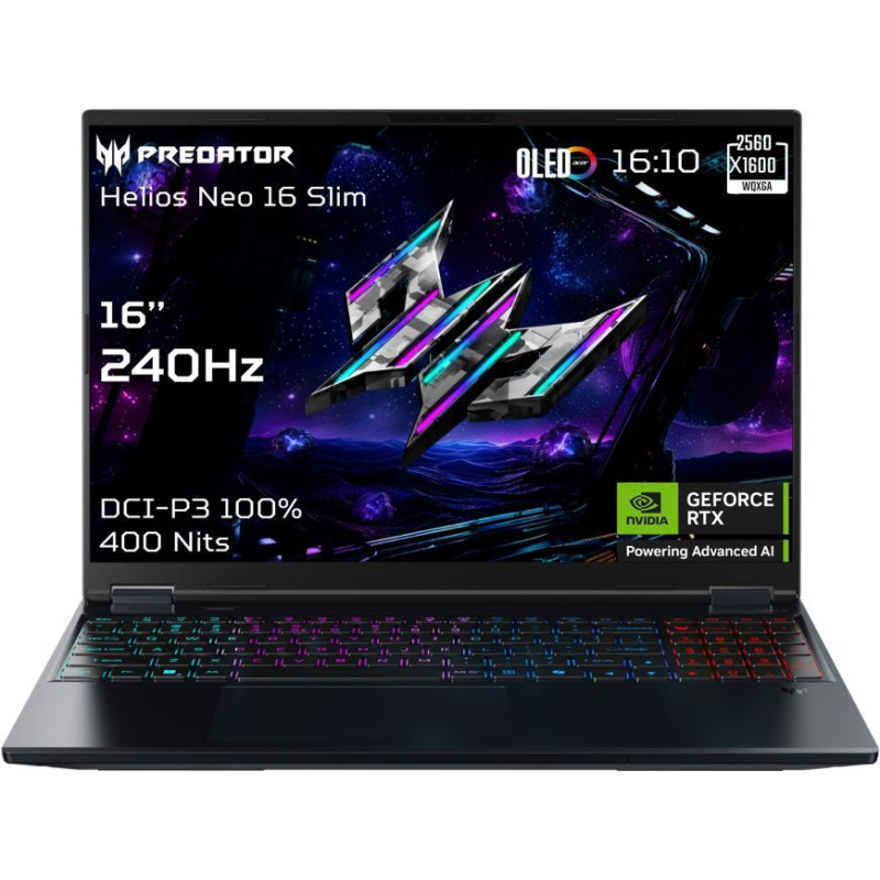 Acer Portatīvais dators Acer  Predator Helios Neo 16S AI OLED PHN16S-71-96S5 16