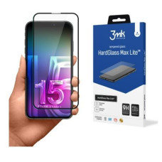 3MK Aizsargstikls 3MK Apple iPhone 15 HardGlass Max Lite Black