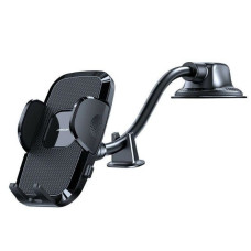 Joyroom Auto turētājs Joyroom  Car Phone Holder with Flexible Arm for Dashboard Window Black