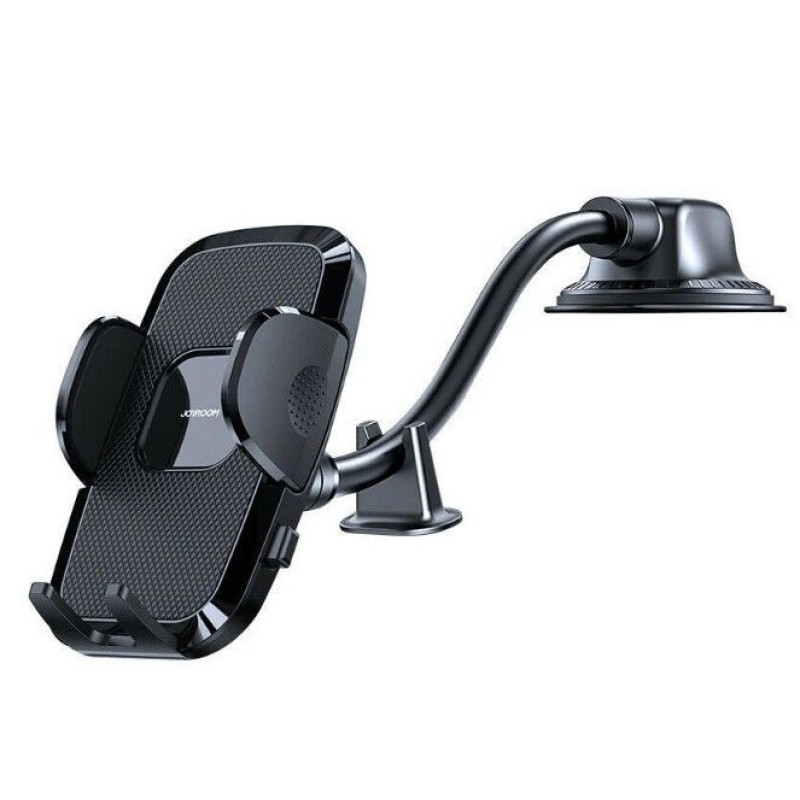 Joyroom Auto turētājs Joyroom  Car Phone Holder with Flexible Arm for Dashboard Window Black