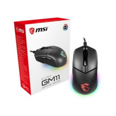 MSI Datora pele MSI  Clutch GM11 Gaming Mouse, Wired, Black