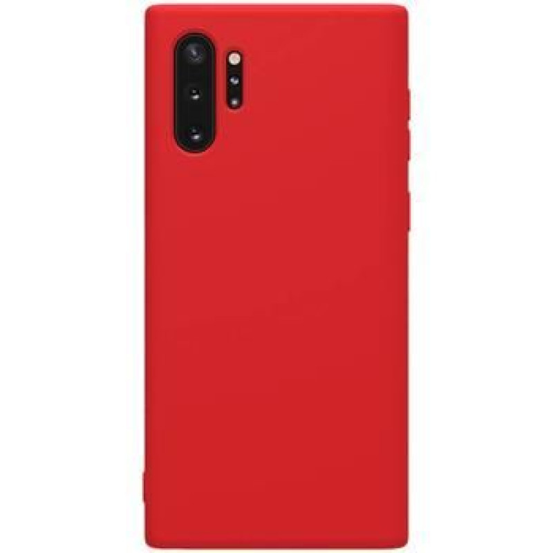 Nillkin Aizmugurējais vāciņš Nillkin Samsung Galaxy Note 10 Plus Rubber Wrapped Protective Cover Red