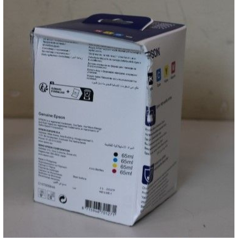 Epson Aksesuāri un izejmateriāli EPSON  SALE OUT.  103 EcoTank 4-colour Multipack |  103 EcoTank | Ink Cartridge | Black, Cyan, Magenta, Yellow | DAMAGED PACKAGING