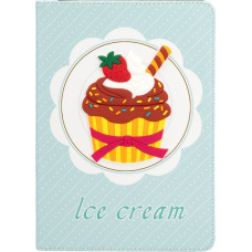 Ilike Maciņš grāmata iLike Samsung Galaxy Tab A9 Plus 11 Tablet Case Design SM-X210/SM-X215/SM-X216 Cupcake