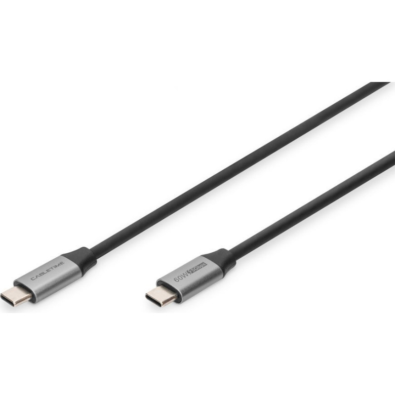 Digitus Kabelis Digitus  DB-300220-010-S USB-C to USB-C, USB-3.0 Gen.1, 1 m