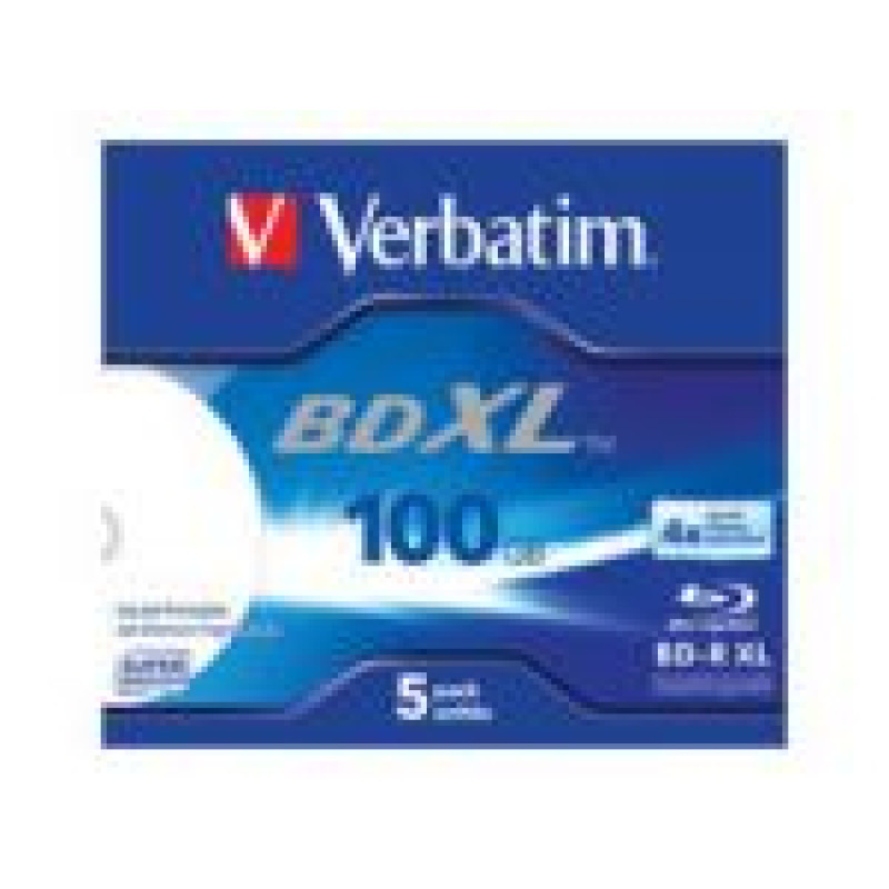 Verbatim Optiskās matrica Verbatim  BluRay BD-R XL 100GB 5pc