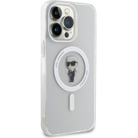 Karl Lagerfeld Aizmugurējais vāciņš Karl Lagerfeld Apple iPhone 14 Pro Max PC/TPU Case NFT Karl Ikonik Hard MagSafe Transparent