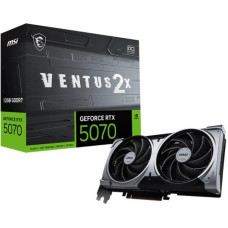 MSI Grafiskās karte / Video kartes MSI  Graphics Card||NVIDIA GeForce RTX 5070|12 GB|GDDR7|192 bit|PCIE 5.0 16x|Dual Slot Fansink|1xHDMI|3xDisplayPort|RTX507012GVENTUS2XOC