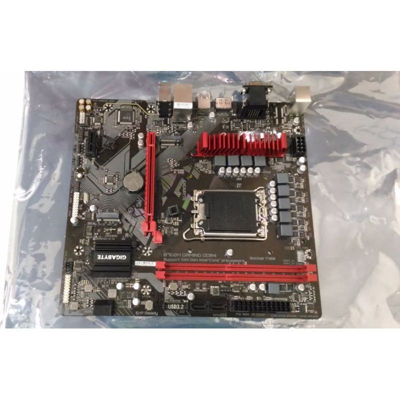 Gigabyte Pamatplate Intel procesorsiem Gigabyte  SALE OUT.  B760M GAMING DDR4 1.0 M/B |  B760M GAMING DDR4 1.0 M/B | Processor family Intel | Processor socket  LGA1700 | DDR4 DIMM | Memory slots 2 | Supported hard disk drive interfaces 	SATA, M.2 | Number