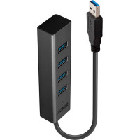 Lindy Parveidotājs LINDY  I/O HUB USB3 4PORT/43324