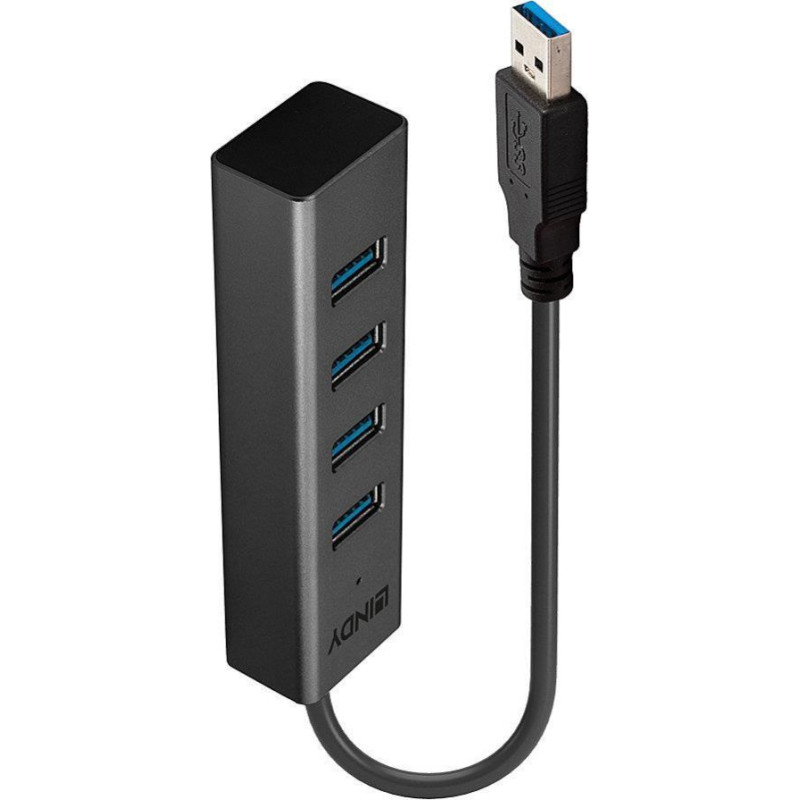 Lindy Parveidotājs LINDY  I/O HUB USB3 4PORT/43324