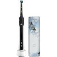 Oral-B Zobu birste Oral-B  Electric Toothbrush Pro1 750 Rechargeable, For adults, Number of brush heads included 1, Number of teeth brushing modes 1, Black/White