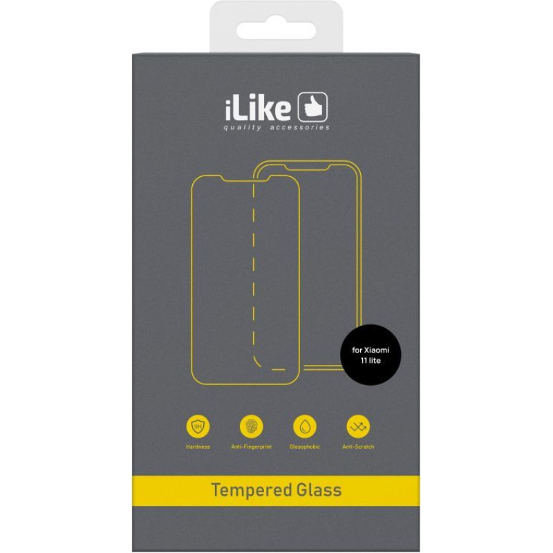 Ilike Aizsargstikls iLike Xiaomi Xiaomi Mi 11 Lite/11 Lite NE 0.33 flat clear glass