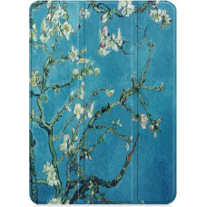 Ilike Maciņš grāmata iLike  iPad 10.2 Tri-Fold Eco-Leather Stand Case Sakura