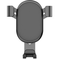 Colorway Auto turētājs ColorWay  Metallic Gravity Holder For Smartphone Black, 6.5