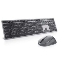 Dell Datora tastatūra Dell  Premier Multi-Device Keyboard and Mouse   KM7321W Wireless, Batteries included, EE, Titan grey