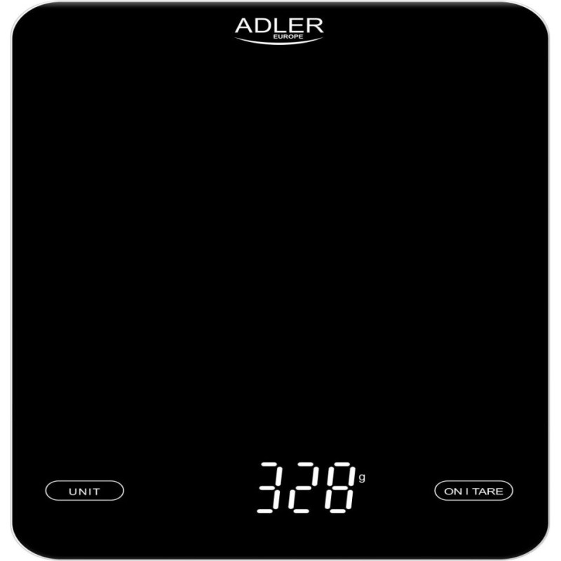 Adler Ķermeņa svari Adler  Kitchen Scale AD 3177b Maximum weight (capacity) 10 kg, Accuracy 1 g, Black