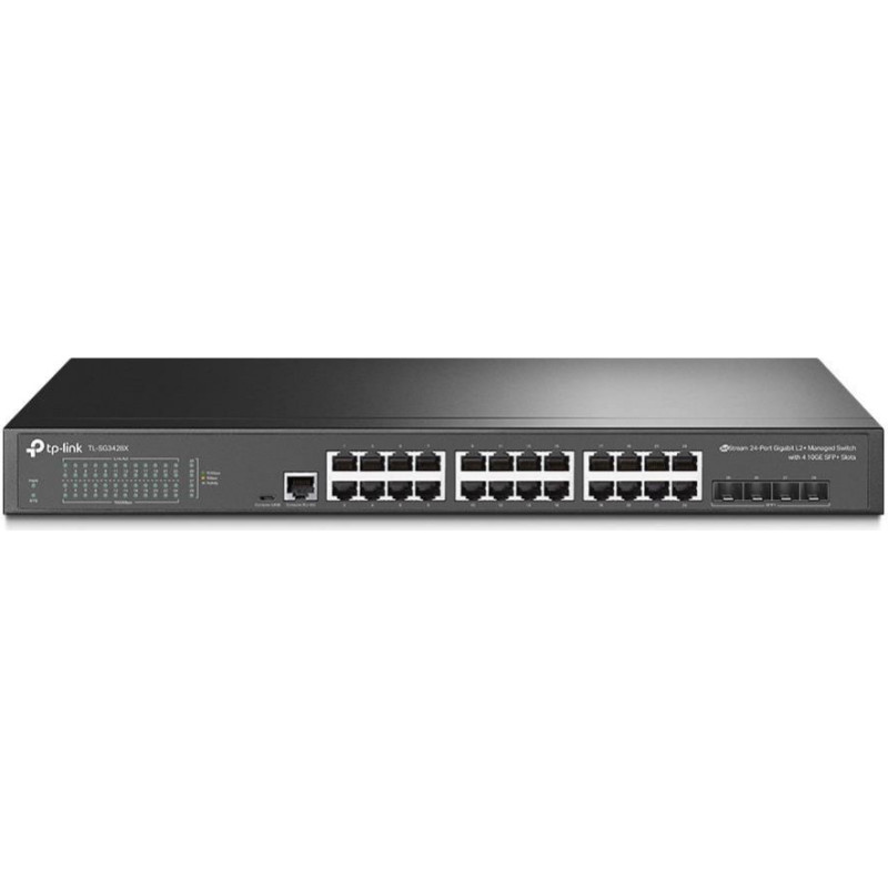 Tp-Link Nevadāms centrmezgls TP-Link  Switch||TL-SG3428X|Type L2+|Rack|4xSFP+|1xConsole|TL-SG3428X