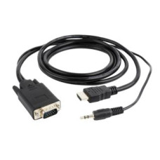 Gembird Monitoru piederums Gembird  CABLE HDMI-VGA +3.5MM/3M A-HDMI-VGA-03-10