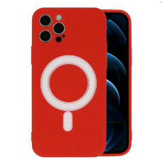 Ilike Aizmugurējais vāciņš iLike Apple iPhone 12 Pro silicone case magcase Red