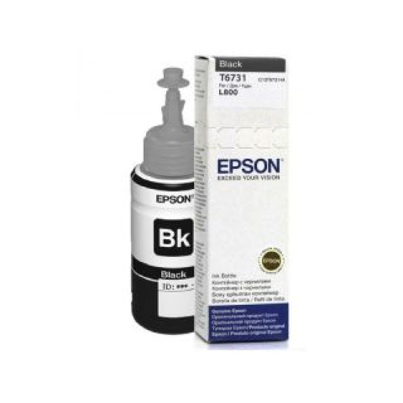 Epson Aksesuāri un izejmateriāli EPSON  T6731 Ink bottle 70ml Ink Cartridge, Black