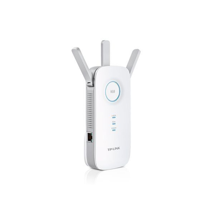 Tp-Link Rūteris TP-Link  Extender  RE450 802.11ac, 2.4GHz/5GHz, 450+1300 Mbit/s, 10/100/1000 Mbit/s, Ethernet LAN (RJ-45) ports 1, Antenna type 3xExternal