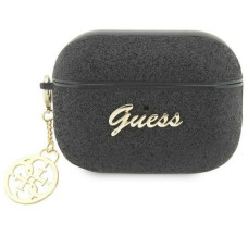 Guess Maciņš austiņām Guess - AirPods Pro 2 cover Glitter Flake 4G Charm Blue