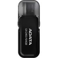 Adata Zibatmiņa ADATA  MEMORY DRIVE FLASH USB2 64GB/BLACK AUV240-64G-RBK