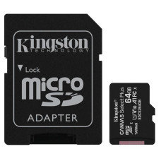 Kingston Cita datorprece Kingston  MEMORY MICRO SDXC 64GB UHS-I/W/ADAPTER SDCS2/64GB