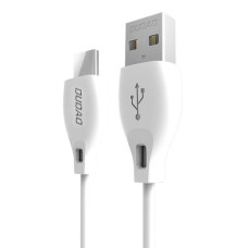 Dudao Kabelis Dudao  Dudao cable USB Type C 2.1A 1m white (L4T 1m white)