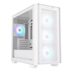 Asus Datoru korpusi Asus  Case||A21 PLUS|MidiTower|Case product features Transparent panel|Not included|MicroATX|MiniITX|Colour White|A21PLUSTGARGBWHITE
