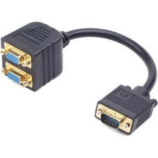 Gembird Monitoru piederums Gembird  CABLE VGA DUAL SPLITTER/CC-VGAX2-20CM