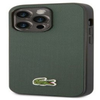 Lacoste Aizmugurējais vāciņš Lacoste Apple 14 Pro Max Iconic Petit Pique Logo Case Dark Green