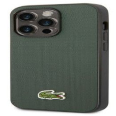 Lacoste Aizmugurējais vāciņš Lacoste Apple 14 Pro Max Iconic Petit Pique Logo Case Dark Green