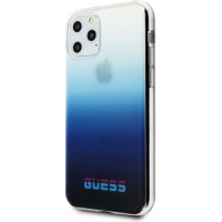 Guess Aizmugurējais vāciņš Guess Apple iPhone 11 Pro Californaa PC/TPU Case Gradient Blue