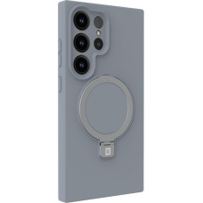 Evelatus Aizmugurējais vāciņš Evelatus Samsung Galaxy S25 Ultra Premium Magnetic with Stand Soft Touch Silicone Case Silver