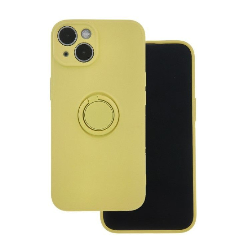 Ilike Aizmugurējais vāciņš iLike Samsung Galaxy A35 5G Finger Grip case Yellow